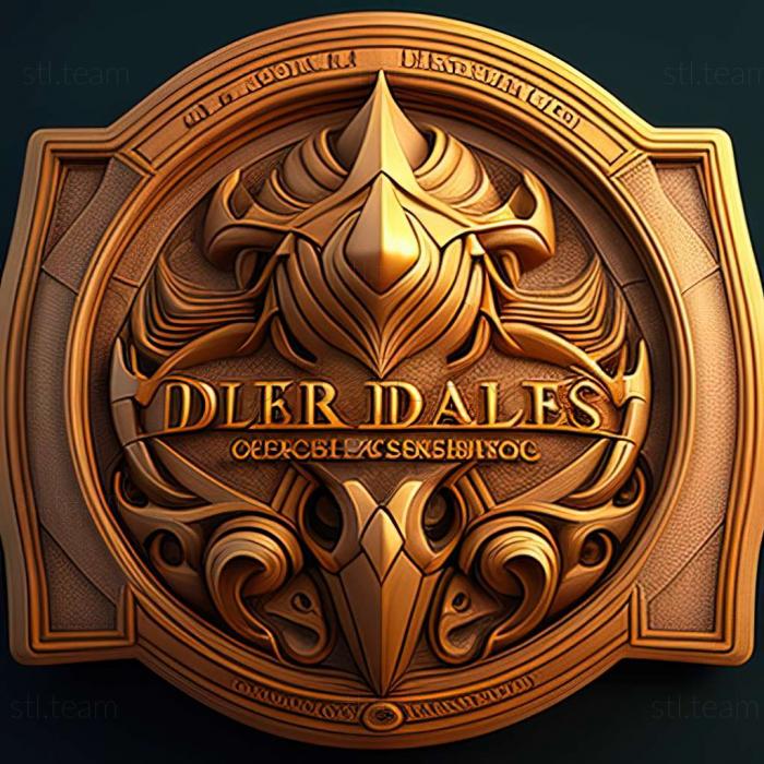 3D model Age of Wonders III Golden Realms game (STL)